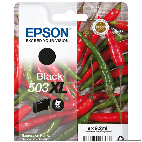 Original Tintenpatrone Epson 503XL schwarz (C13T09R14010)